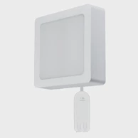 FEROTEHNA LED nadgradna ploča, 9 W, 900 lm, DIP 3000/4000/6500 K, IP20, bijela