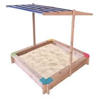 Pješčanik drveni s krovićem