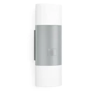 LED vanjska zidna svjetiljka L910 s, sa senzorom, 9,8W, 3000 K, 797 lm, srebrna