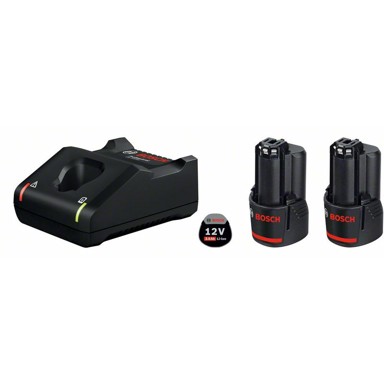 BOSCH AKU Set baterija + punjač - 2x3.0Ah, GAL 12V-40 Power for All