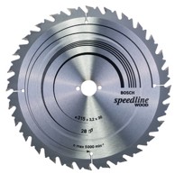 BOSCH List kružne pile Speedline Wood, za stolne pile