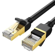 UGREEN Mrežni kabel Cat7 F/FTP Ethernet 2 m, crna