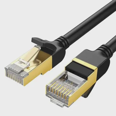 UGREEN Mrežni kabel Cat7 F/FTP Ethernet 2 m, crna