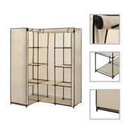 Corner garderobni ormar 130x87x169 cm, bež