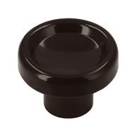 SIRO Ručka za namještaj dugme crno-smeđa