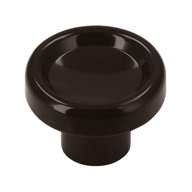 SIRO Ručka za namještaj dugme crno-smeđa