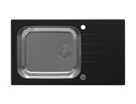 ALVEUS Sudoper Glassix 40, crni