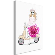 Slika Girl on a Scooter Vertical 60x90