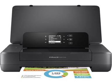 HP Printer OfficeJet 200 CZ993A, InkJet, 1200dpi, USB, WiFi, crni