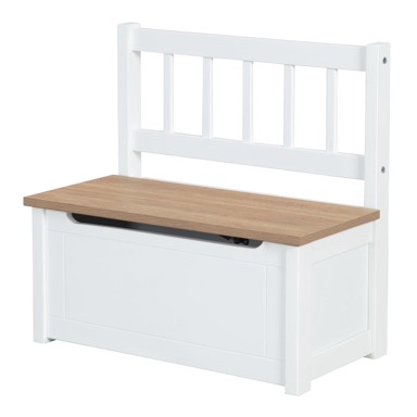 ROBA Bijela dječja klupa Woody