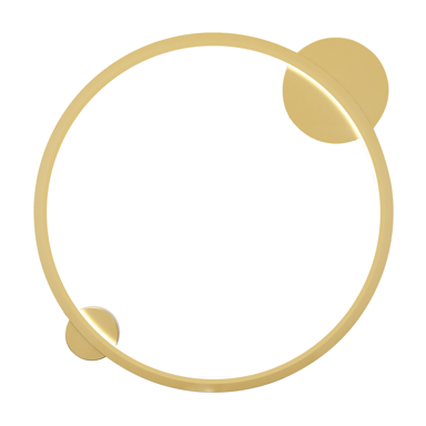 LED Stropna svjetiljka Saturno, 25 W, zlatna