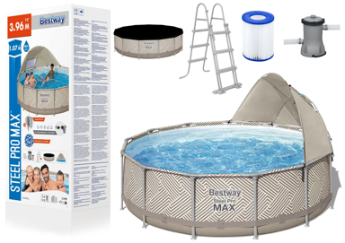 BESTWAY Bazen s okvirnom konstrukcijom, 396 x 107 cm, model 561FY