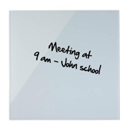 BI-OFFICE Staklena magnetna ploča 38×38 cm, bijela