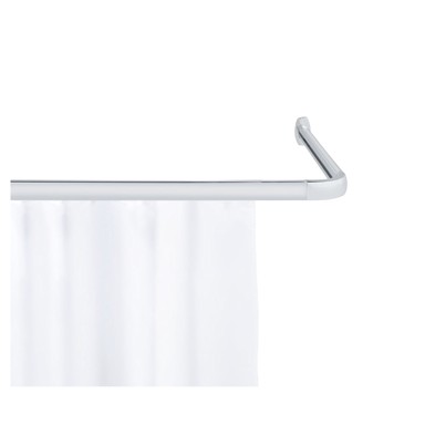 WENKO Šipka za zavjesu za tuš u sjajno srebrnoj boji Era