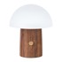 GINGKO Bijela/u tamnoj prirodnoj boji LED stolna lampa (visina 7 cm) Alice Mushroom 