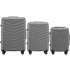 WINGS Set kofera PHOENIX, 3 kom (V, M, S), polipropilen, tamno siva