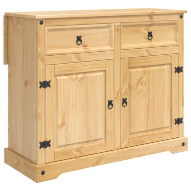 Kuhinjska kolica, 2 kom, 112 x 70 x 91,5 cm, medeni vosak