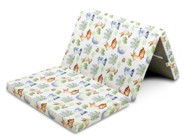 SENSILLO Sklopivi madrac s pamučnom navlakom 120x60cm šuma