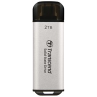 TRANSCEND SSD 2TB USB-C silver ESD300S