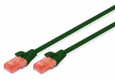 DIGITUS UTP Patch, CAT.6, 0,25 m, zeleni