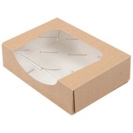 Kutija s papirnatim prozorčićem 17,5 x 12 x 4,5 cm 50 kom