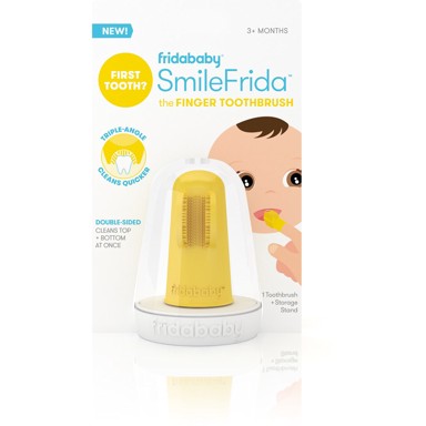 FRIDA BABY Zubna četkica obostrano za na prst