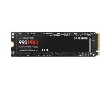 SAMSUNG SSD disk 990 PRO NVMe M.2 MZ-V9P1T0BW SSD disk, 1TB, maks. do 7450/6900 MB/s