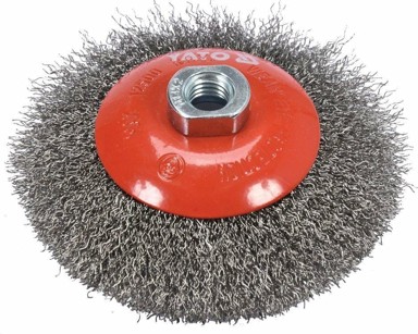 YATO Disk četka M14 125 mm od nehrđajućeg čelika