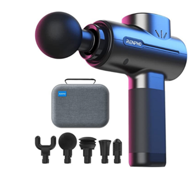 RENPHO Uređaj za masažu RENGA-PEU-RP-GM171, 5 brzina, 2500 mAh, crni