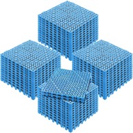 VEVOR Modularne podne pločice za odvodnju, međusobno povezive, jastučić 30 x 30 x 1,5 cm, plave boje