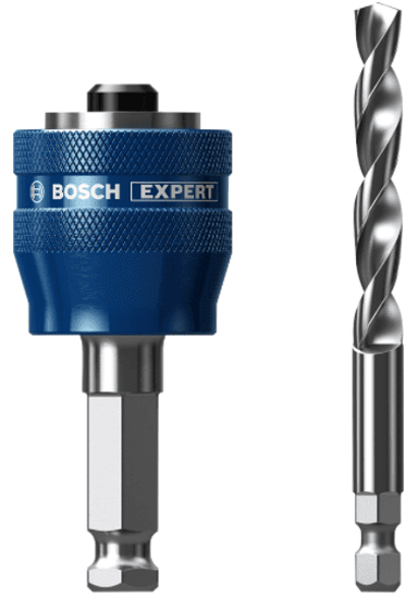 BOSCH Professional 2-dijelni komplet adaptera za sustav pile za bušenje rupa Expert Power Change Plus, 11 mm, svrdlo HSS-G, 7,15 x 105 mm (2608900527)