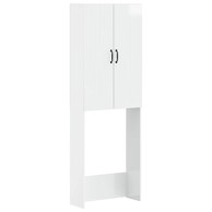 WC ormarić Hoorn 66 x 25,5 x 190 cm, bijeli visoki sjaj