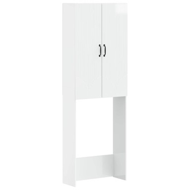 WC ormarić Hoorn 66 x 25,5 x 190 cm, bijeli visoki sjaj