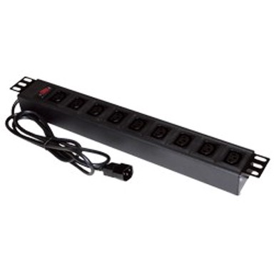 ALANTEC Produžni kabel PZ010 1,8 m 9x AC utičnica za unutarnju upotrebu crni