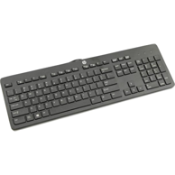 HP Tipkovnica 803181-081, uredska, USB, danska, crna