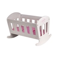 Drveni krevet, ljuljačka za lutke