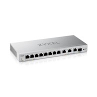 ZYXEL Switch XGS1250-12, 11x RJ45 do 10G, 1x SFP+, upravljani, sivi