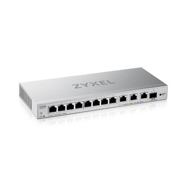 ZYXEL Switch XGS1250-12, 11x RJ45 do 10G, 1x SFP+, upravljani, sivi