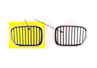 VAN WEZEL Maska BMW 5 E39 96-03, krom/crna, prednja desna, 00-