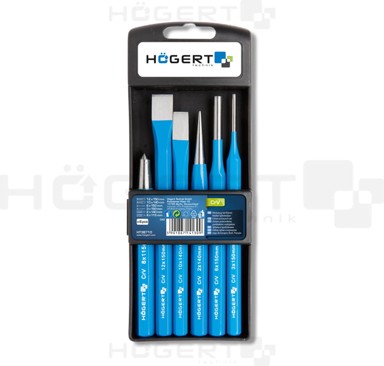 HOGERT Set dlijeta i izbijanja, 6 kom, CrV