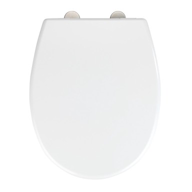 WENKO Bijela WC daska od nehrđajućeg čelika Vorno