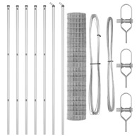 Euro ograda s 7 stupova 1. 6x10 m galvanizirani čelik 
