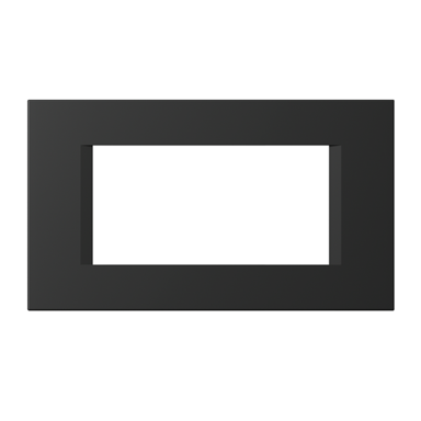 TEM MODUL Okvir Line OL40, 4 mjesta, SB crni