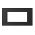 TEM MODUL Okvir Line OL40, 4 mjesta, SB crni
