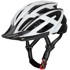 WOZINSKY Biciklistička kaciga HT-28VCB, MTB, s LED svjetlom, L, crno-bijela