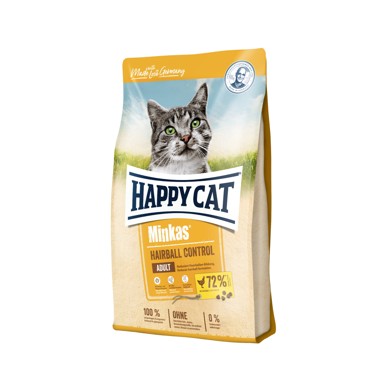 HAPPY CAT Suha hrana za mačke Minkas Hairball Control, 4 kg