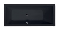 POLYSAN Pravokutna kada, Mimoa, 170x80 cm, ugradbena, crna mat, akrilat