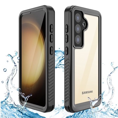 SHELLBOX Vodootporna IP68 360° maska za Samsung Galaxy S24 Plus, crna