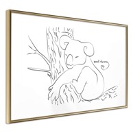 Poster Resting Koala 30x20