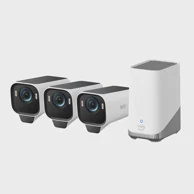 ANKER EUFY Sigurnosna kamera eufyCam S3 Pro, set od 3 kamere + baza
